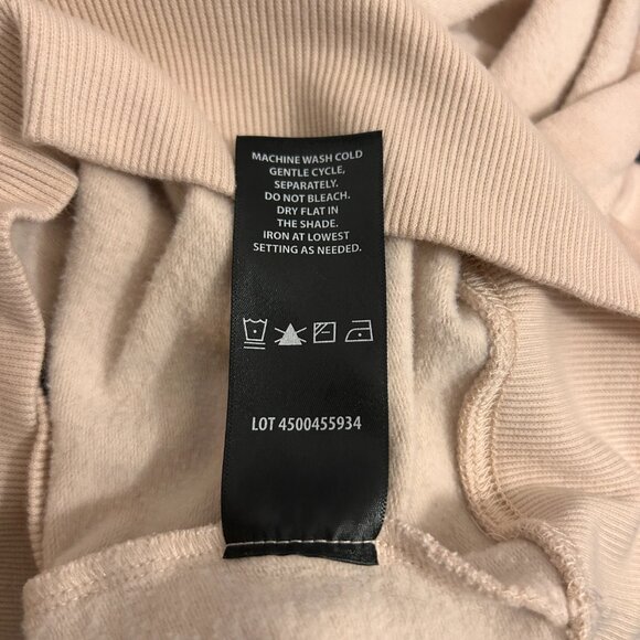 Buffalo David Bitton Oversized Hoodie – L – Blush Pink Soft Knit Pullover - Picture 3 of 5